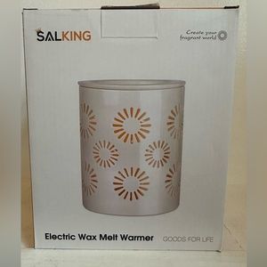 SALKING Ceramic Wax Melt Warmer, Electric Wax Warmer for Scented Wax, Sunflower